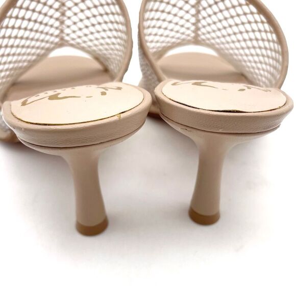 Ted Baker Celya Crystal Mesh Heeled Mules Sandals Nude Tan Size EU 39 US 8.5 - Picture 13 of 16
